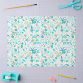 Schelpschelpen en zeeduivel tissuepapier (Craft)