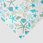 Schelpschelpen en zeeduivel tissuepapier (Detail)