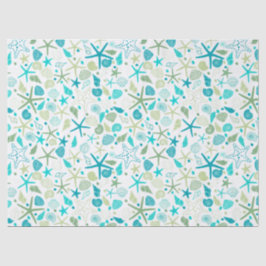 Schelpschelpen en zeeduivel tissuepapier