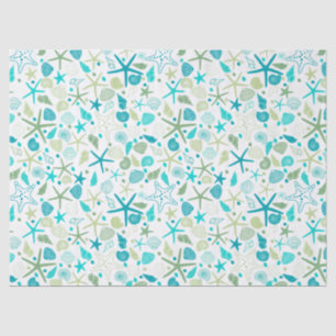 Schelpschelpen en zeeduivel tissuepapier