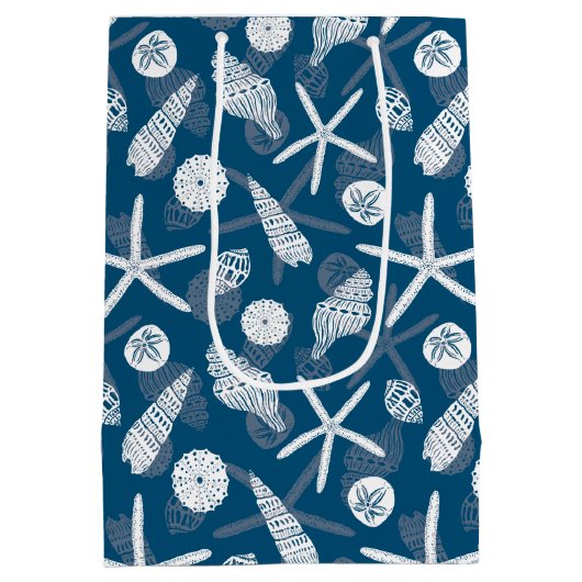 Schelpschelpen en zeeschildpadden medium cadeauzakje (Achterkant)