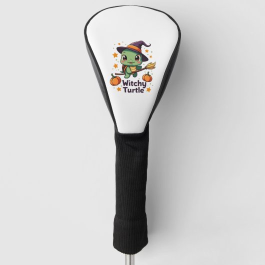schelpschildpad golfheadcover (Voorkant)
