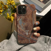 Schelpschildpatroon Dierenprint Hoesje / Monogram