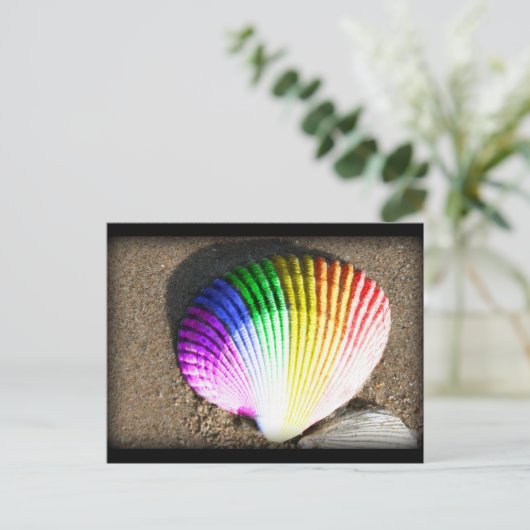 schelptrots briefkaart (Staand voorkant)