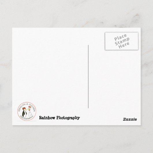 schelptrots briefkaart (Achterkant)