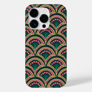 schelpvormig groen patroon Case-Mate iPhone 14 pro hoesje