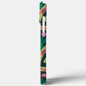 schelpvormig groen patroon Case-Mate iPhone case (Achterkant / Links)