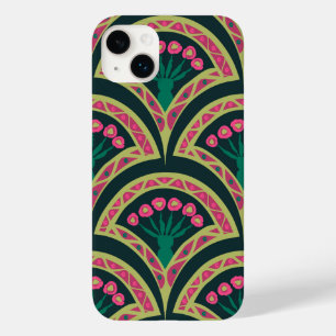 schelpvormig groen patroon Case-Mate iPhone 14 plus hoesje