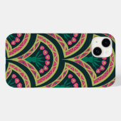 schelpvormig groen patroon Case-Mate iPhone case (Achterkant (horizontaal))