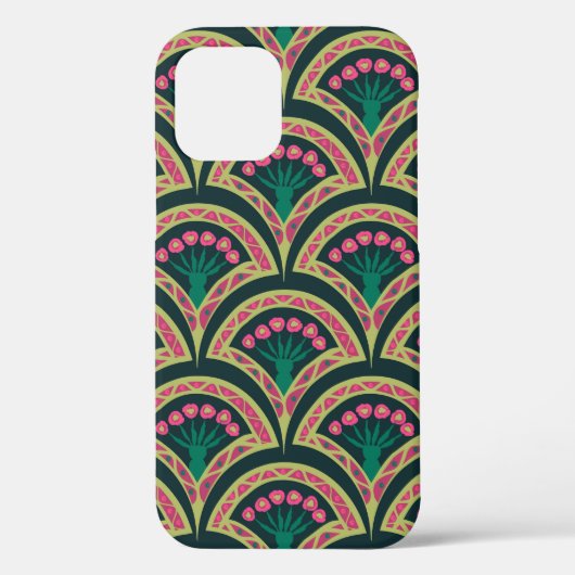 schelpvormig groen patroon Case-Mate iPhone case (Achterkant)