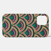 schelpvormig groen patroon Case-Mate iPhone case (Achterkant (horizontaal))