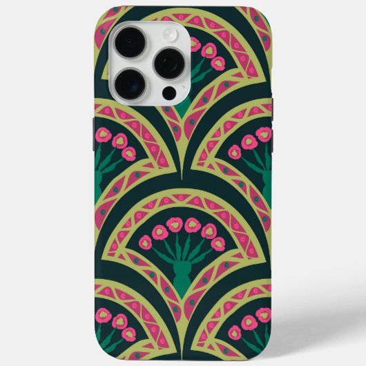 schelpvormig groen patroon Case-Mate iPhone case (Achterkant)