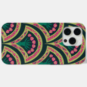 schelpvormig groen patroon Case-Mate iPhone case (Achterkant (horizontaal))