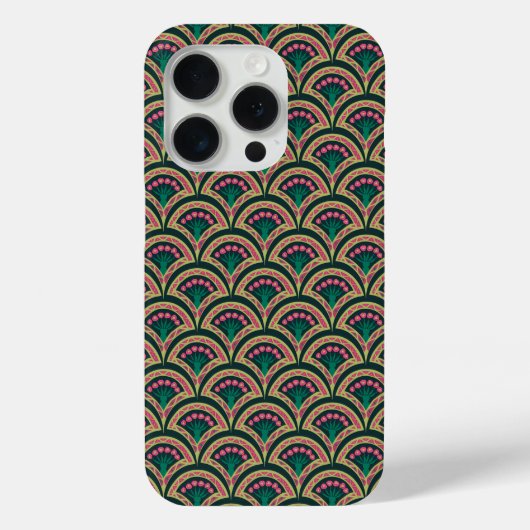 schelpvormig groen patroon Case-Mate iPhone case (Achterkant)