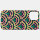 schelpvormig groen patroon Case-Mate iPhone case (Achterkant (horizontaal))
