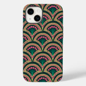 schelpvormig groen patroon Case-Mate iPhone case (Achterkant)