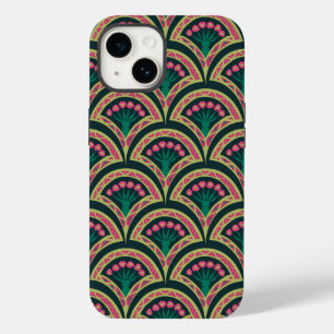 schelpvormig groen patroon Case-Mate iPhone 14 hoesje