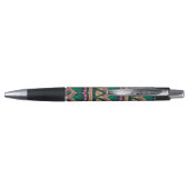 schelpvormig groen patroon pen (Achterkant)