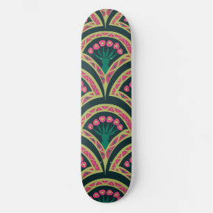 schelpvormig groen patroon persoonlijk skateboard