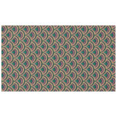 schelpvormig groen patroon tafelkleed (Voorkant (Horizontaal))
