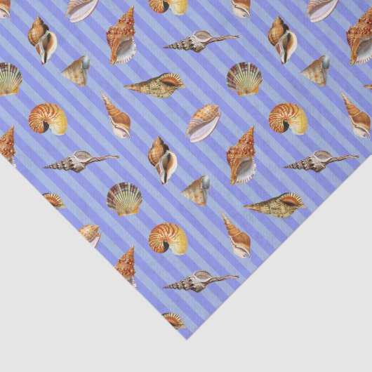 schelpweefsel papier maagdenpalmstreep (Detail)