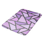 Scheluwen van lila gekleurd glas badmat (Gekanteld)
