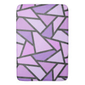 Scheluwen van lila gekleurd glas badmat (Voorkant Verticaal)