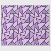 Scheluwen van lila gekleurd glas cadeaupapier (Vlak)