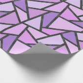 Scheluwen van lila gekleurd glas cadeaupapier (Hoek)