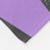 Scheluwen van lila gekleurd glas fleece deken (Hoek)