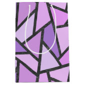 Scheluwen van lila gekleurd glas medium cadeauzakje (Voorkant)