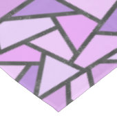 Scheluwen van lila gekleurd glas tafelkleed (Gekanteld)