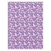 Scheluwen van lila gekleurd glas tafelkleed (Voorkant)