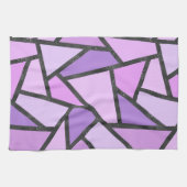 Scheluwen van lila gekleurd glas theedoek (Horizontaal)