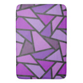 Scheluwen van paars gekleurd glas badmat (Voorkant Verticaal)