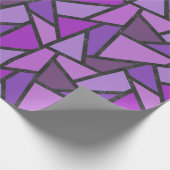 Scheluwen van paars gekleurd glas cadeaupapier (Hoek)