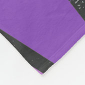 Scheluwen van paars gekleurd glas fleece deken (Hoek)