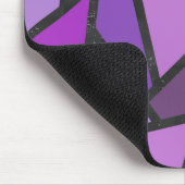 Scheluwen van paars gekleurd glas muismat (Hoek)