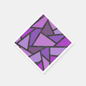 Scheluwen van paars gekleurd glas servet (Hoek)