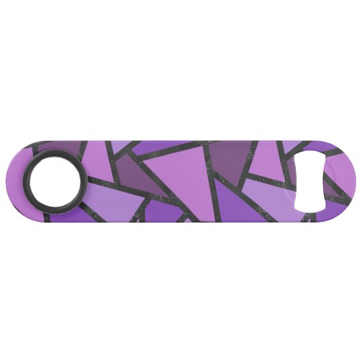 Scheluwen van paars gekleurd glas speed flessenopener (Voorkant (Horizontaal))