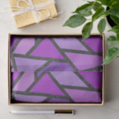 Scheluwen van paars gekleurd glas tissuepapier (Geschenk)