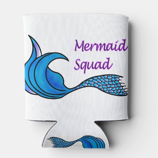 Scheluwpijp met blauwe koelbox blikjeskoeler (Achterkant)