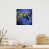 Scheluwschildpad Poster (Keuken)