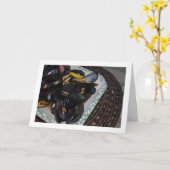 Schelvis mosselen in Bowl Kaart (Gele Bloem)