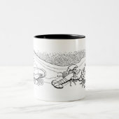 Schelvis Tweekleurige Koffiemok (Center)