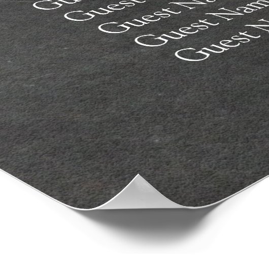 Schema 8 Tabellen Chalkboard Roze Floral Poster (Hoek)