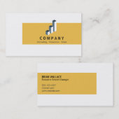 Schema (honinggeel) visitekaartje (Voorkant / Achterkant)