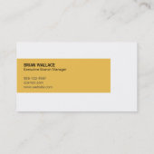 Schema (honinggeel) visitekaartje (Achterkant)