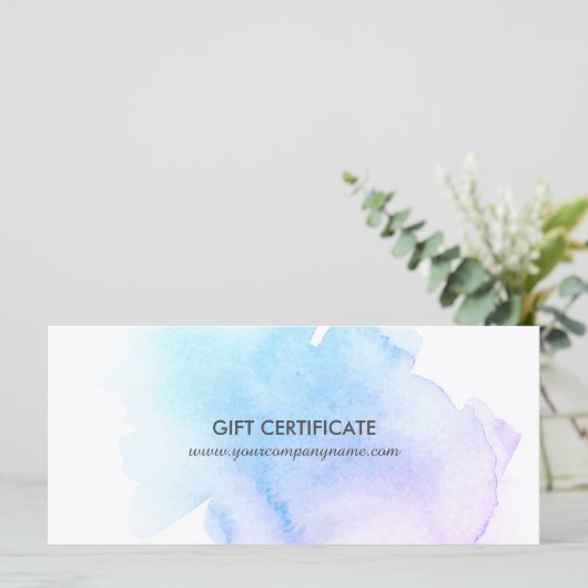 Schema met blauwe en Paarse verf (Staand voorkant)