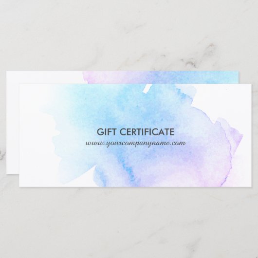 Schema met blauwe en Paarse verf (Voorkant / Achterkant)